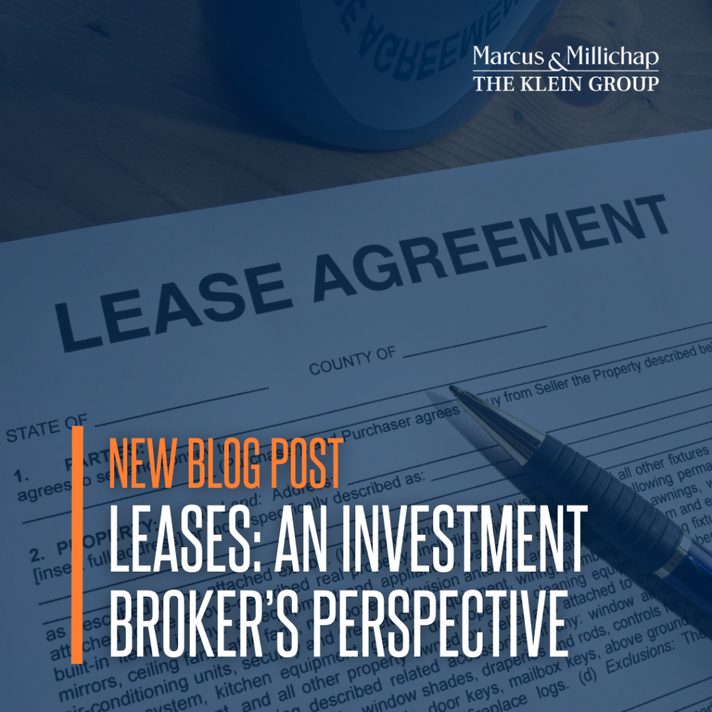Leases: An Investment Broker's Perspective